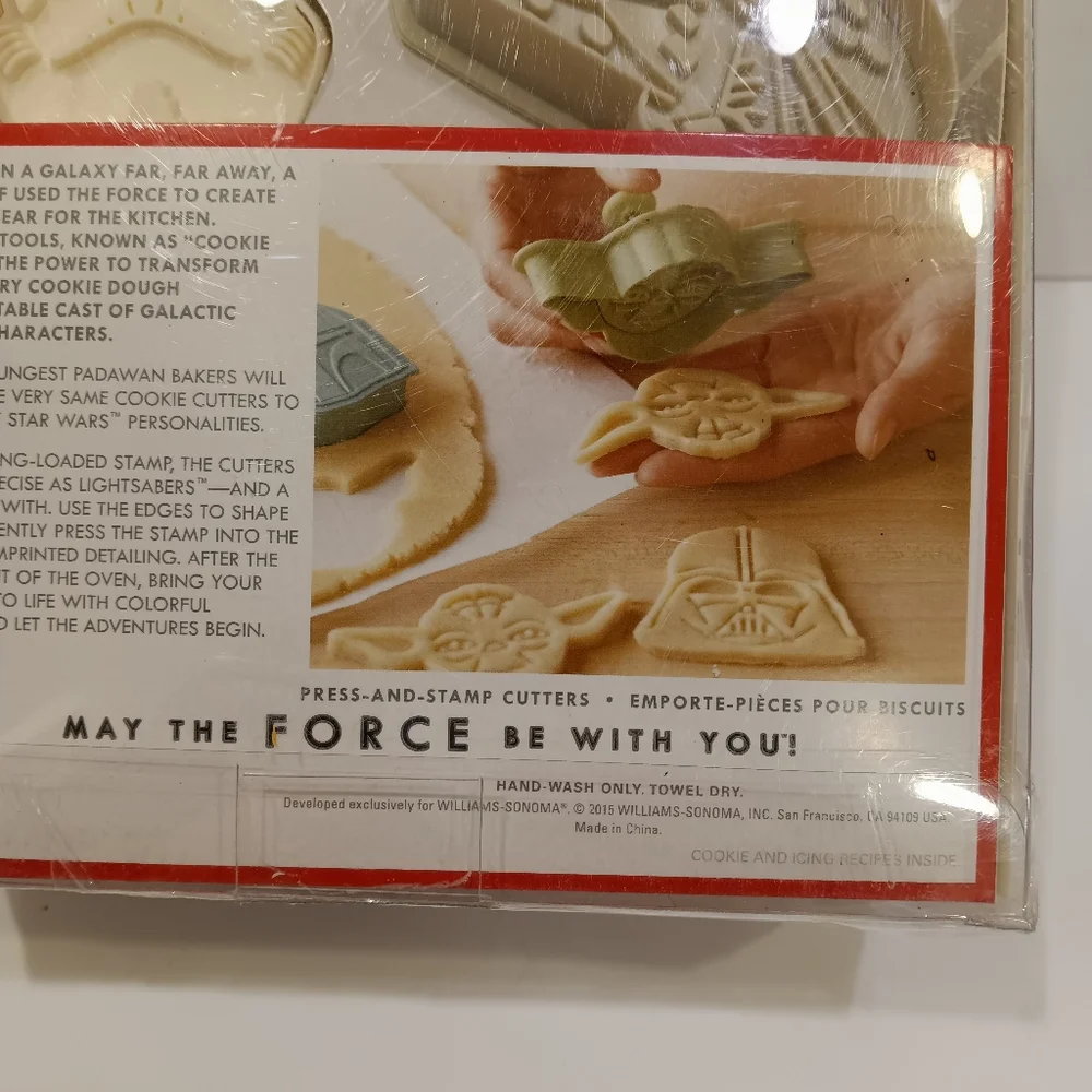 NEW! STAR WARS Williams-Sonoma Exclusive Cookie Cutters